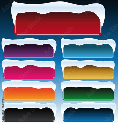 Frozen website buttons or banners