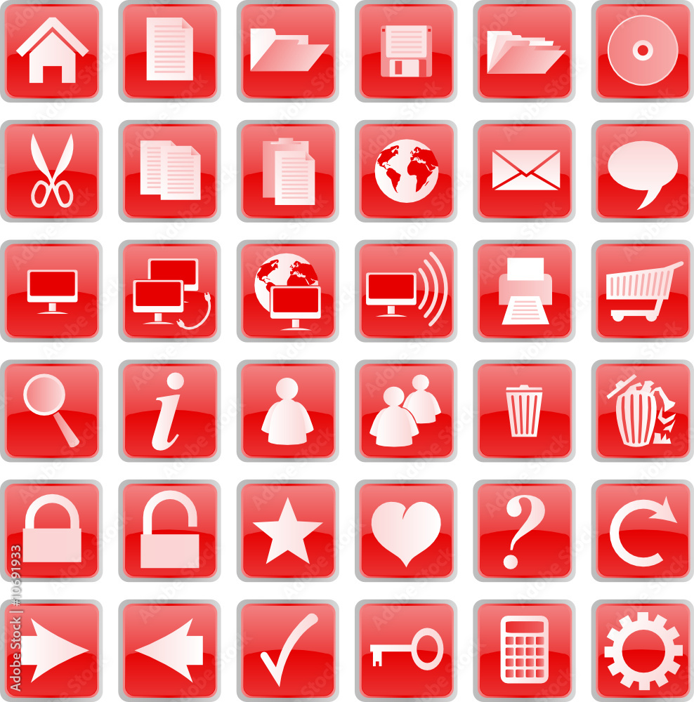 Red buttons Red buttons