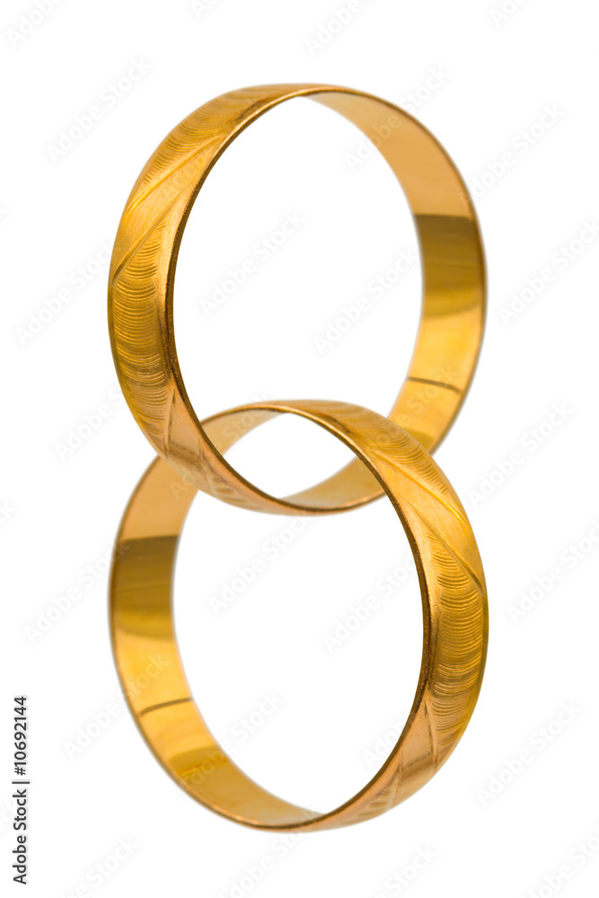 Connected wedding rings Connected wedding rings
