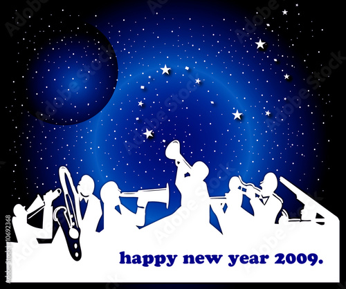 Canvas Print happy new year