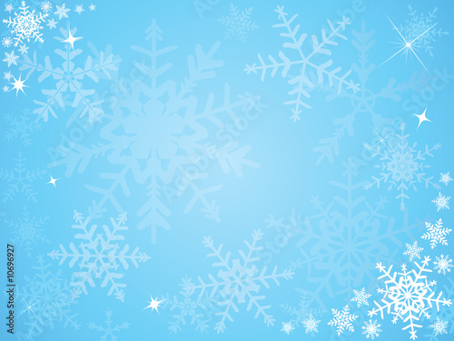 Christmas snowflake background