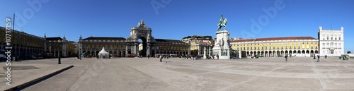 la piazza di Lisbona