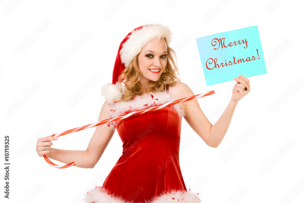 Merry Christmas from Sexy pin up Mrs Santa Claus Merry Christmas from Sexy pin up Mrs Santa Claus