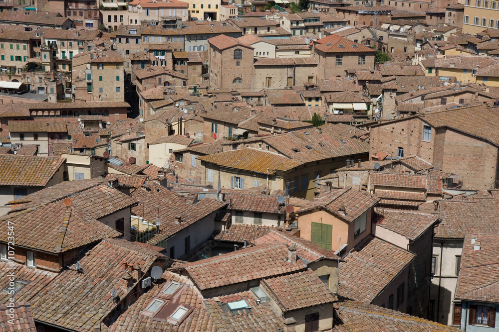 Sienna rooftops