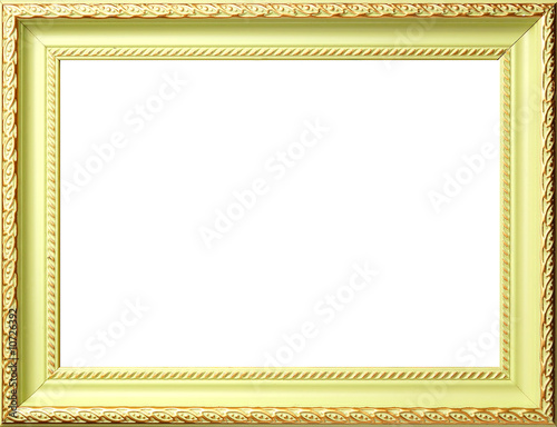 Antique frame whis gold ornament