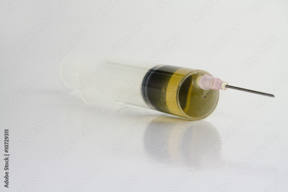 injection with medication