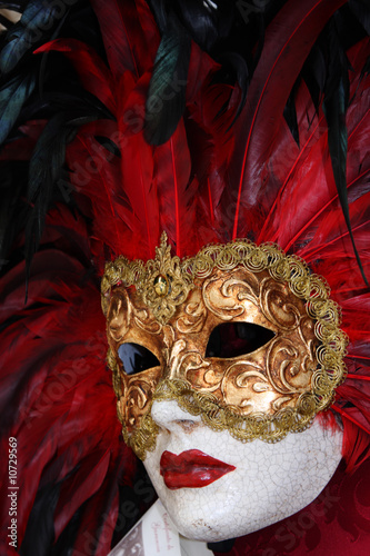 Traditional colorful Venice mask
