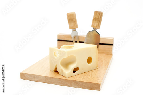 Cheese cutting board with tools