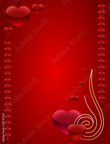 Beautiful card for St. Valentine's day photo