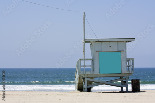 Lifeguard hut.