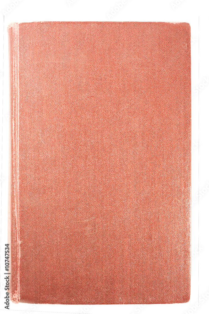 Fototapeta premium Red Antique book isolated on white.