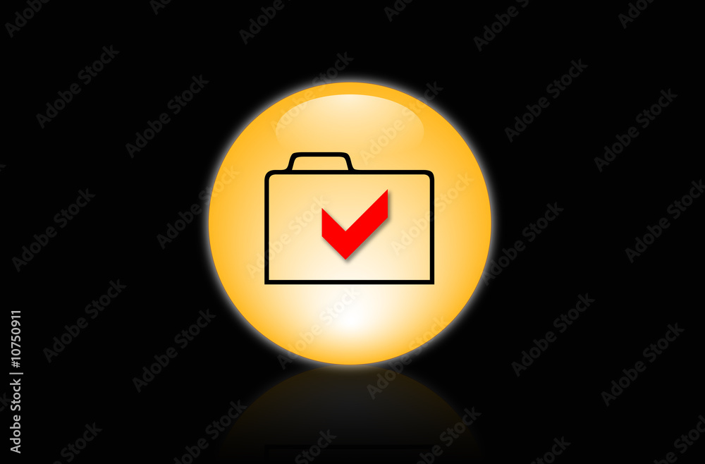 Fototapeta premium icona cartella