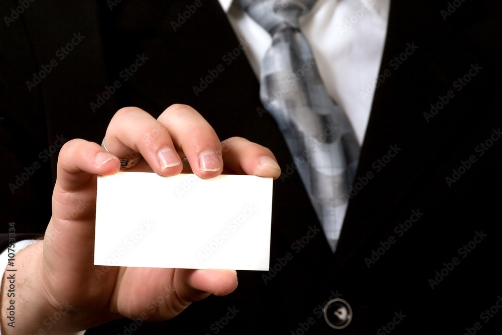 Obraz premium Business card.