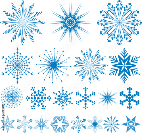 Various Snowflakes