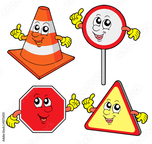 Cute road signs collection