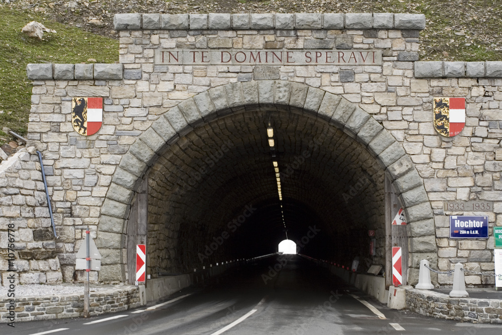 Obraz premium Hochtor tunnel
