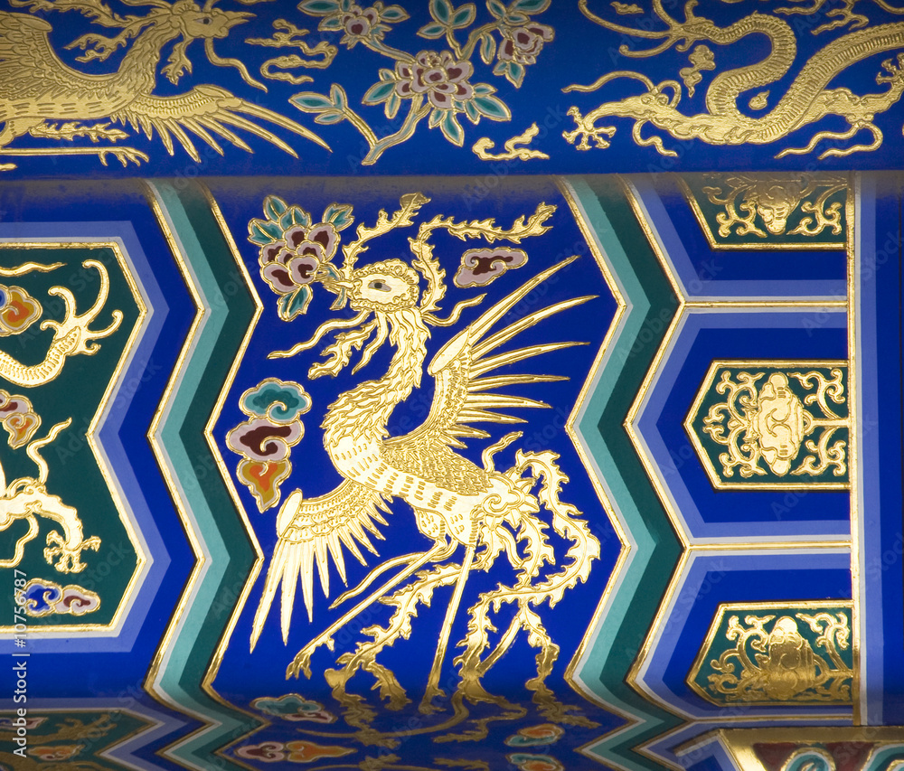 Phoenix Detail Temple of Heaven Beijing China