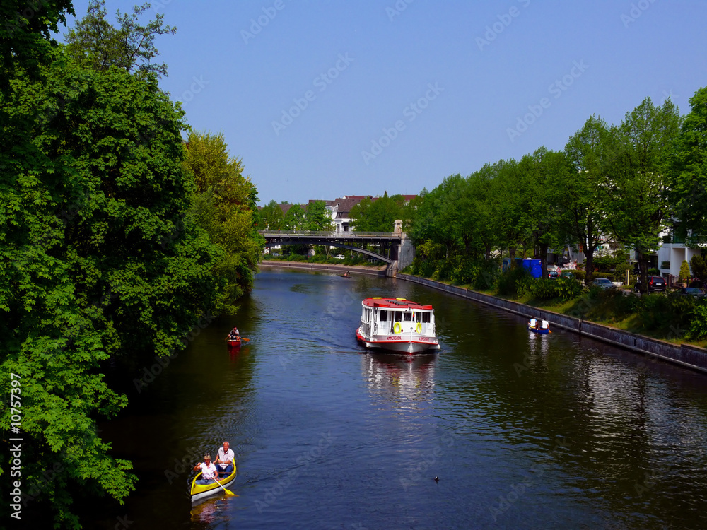 Naklejka premium Kanale Grande Hamburg