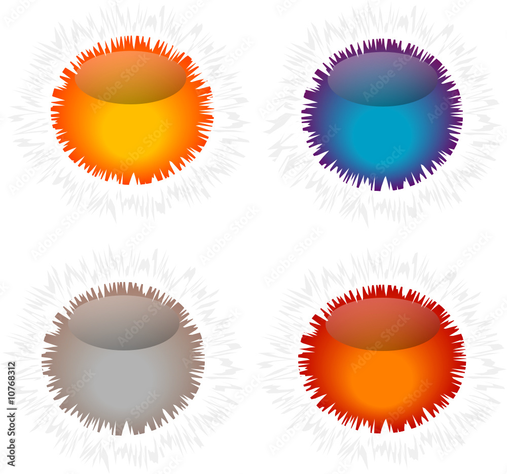 Fototapeta premium Frosty Buttongroup