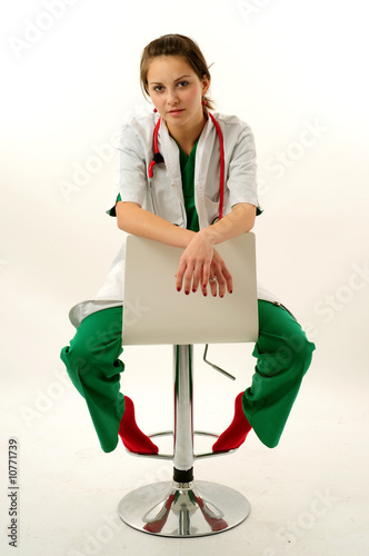 Pretty medical woman