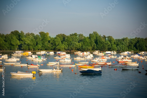 Boats on river Danube