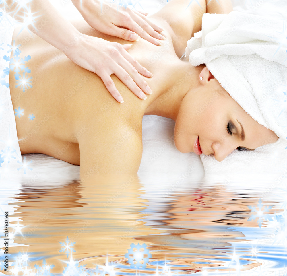 Naklejka premium professional massage