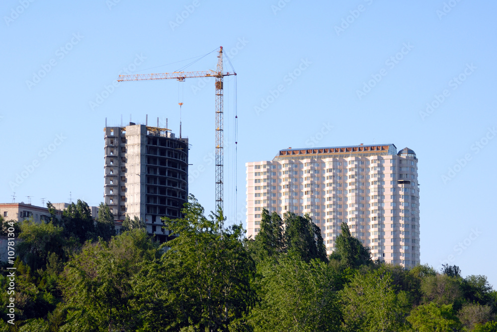Construction of office building