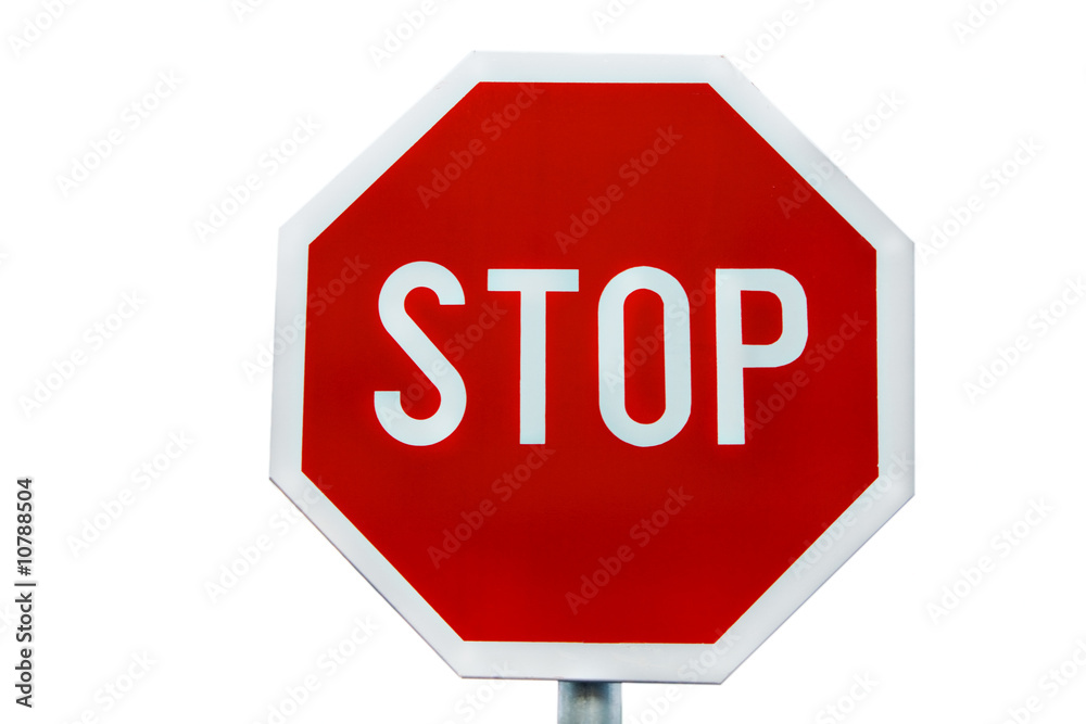 stop traffic sign isolated on white background stop traffic sign isolated on white background