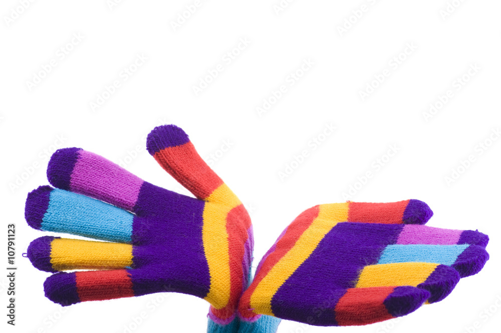 Colored glove