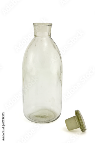 Old glass bottle