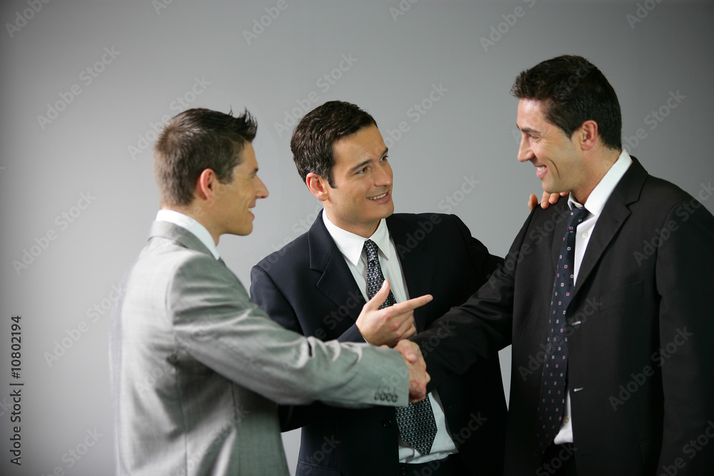 Hommes d'affaires en entretien professionnel Hommes d'affaires en entretien professionnel