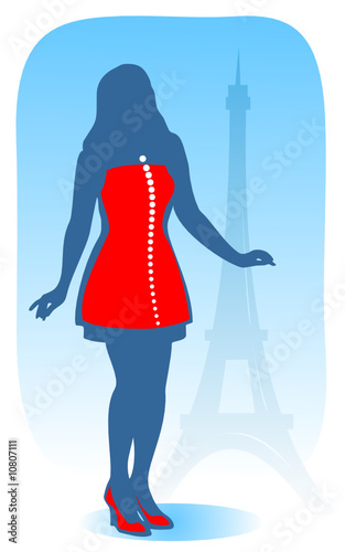 modern parisian girl