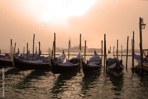 Gondoles à Venise