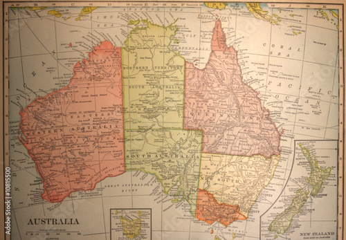 map,antique,vintage,australia,old