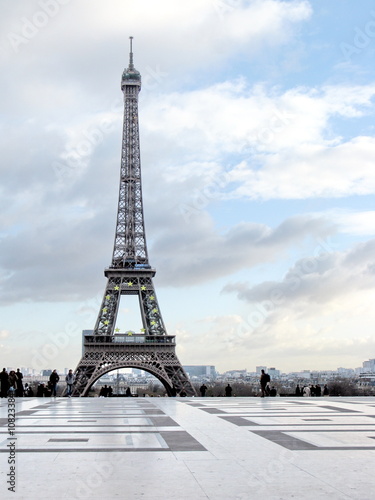 Fototapeta Naklejka Na Ścianę i Meble -  Tour Eiffel Paris. Eiffel Tower, Trocadero.