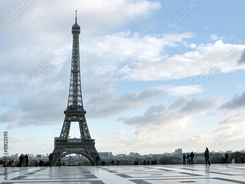 Trocadero, Tour Eiffel, Paris. © Blue Moon