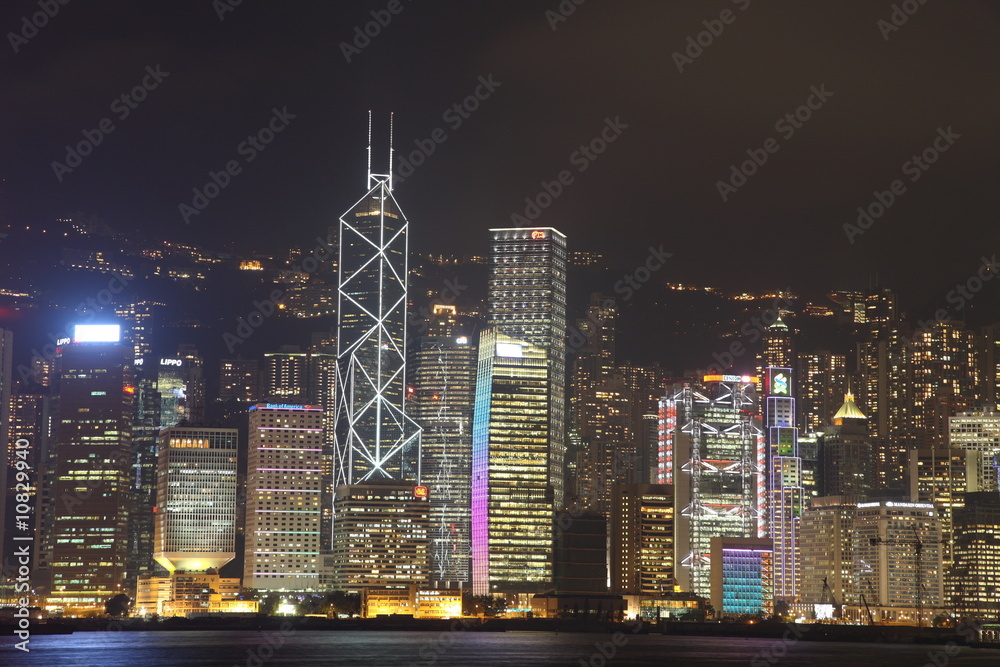 Hongkong Skyline at night