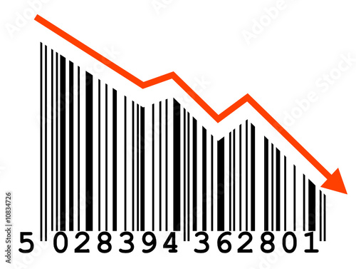 "Falling Prices" barcode
