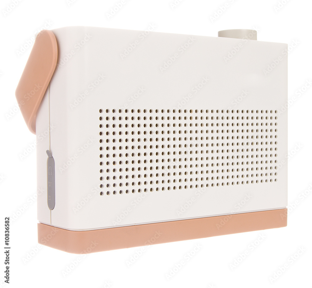 Fototapeta premium Radio isolated on a white background