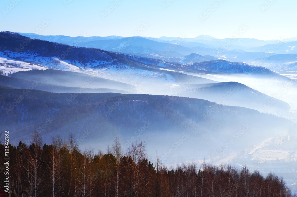 Fototapeta premium montane landscape