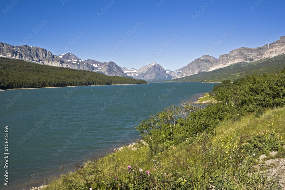 Glacier National Park in Montana.