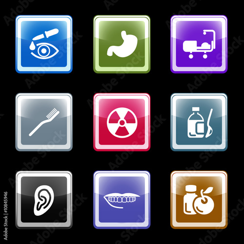 Color screen web icons, set 15