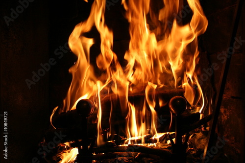 Feu de cheminée