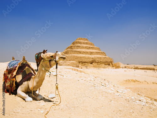 Great pyramid of Djoser in Saqqara