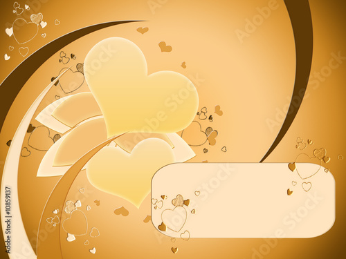 Abstract background valentine with heart