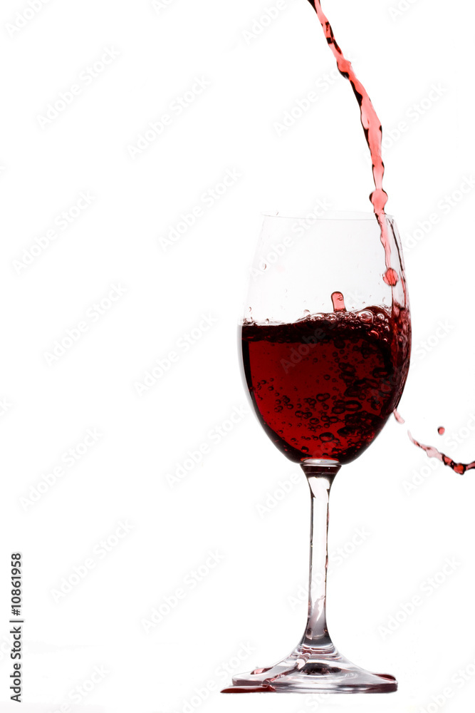 Wine pouring into wine glass Wine pouring into wine glass