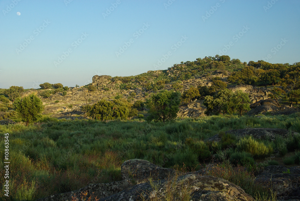 Valencia de Alcantara Granitfelsenlandschaft 01