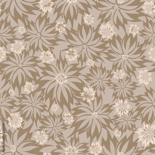vector seamless floral wallpaper