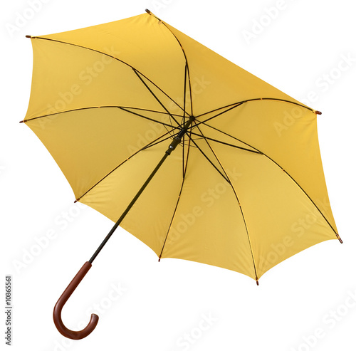 umbrella yellow opened