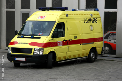 Ambulance in Brussels photo